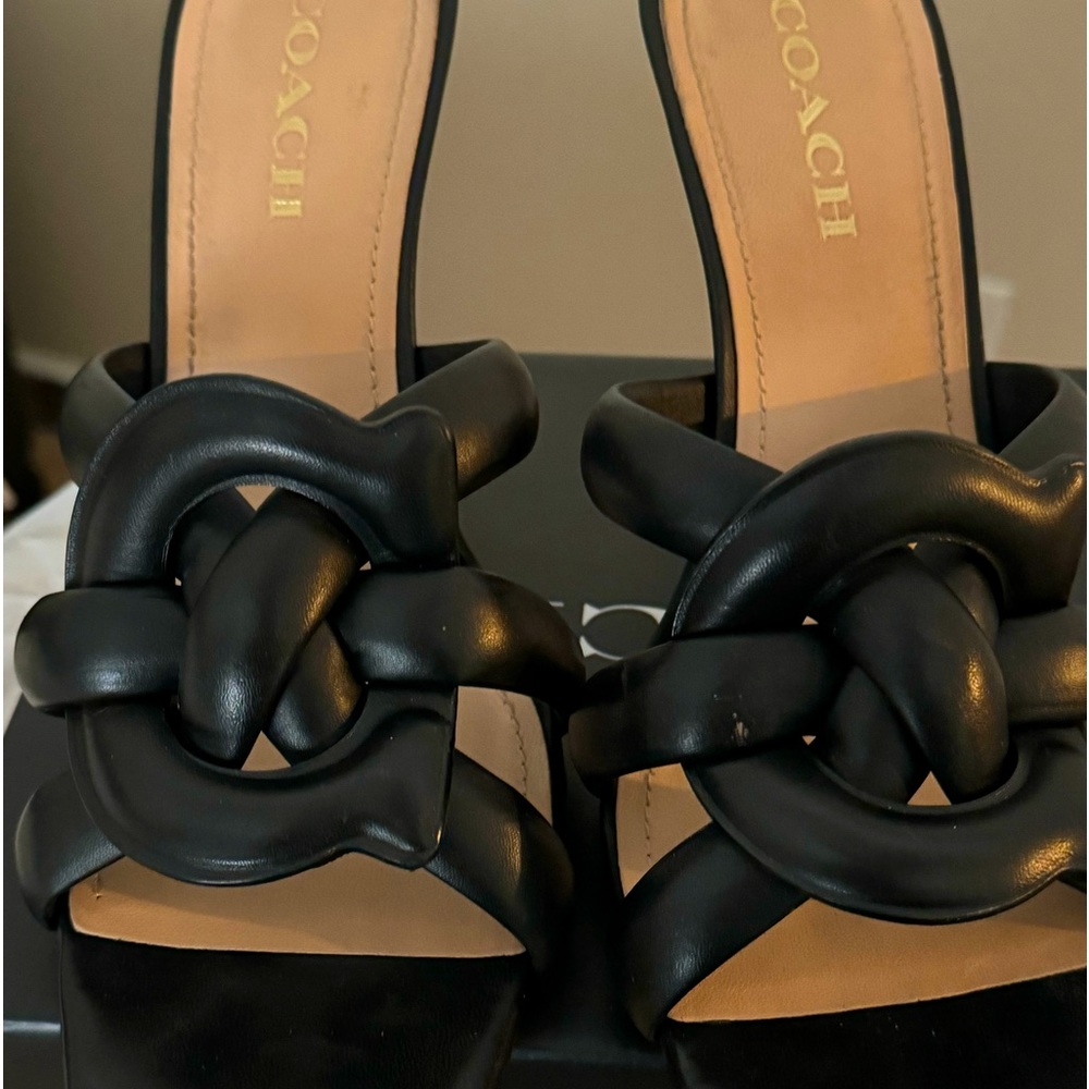 Coach Kellie Leather Sandals